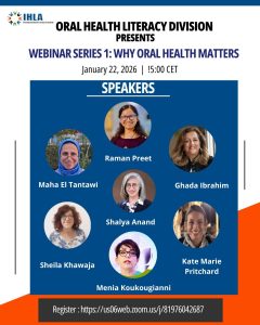 Webinar Series 1: Why does oral health matter