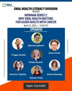 Webinar Series 2: Why Oral Health Matters for Older Adults with Cancer